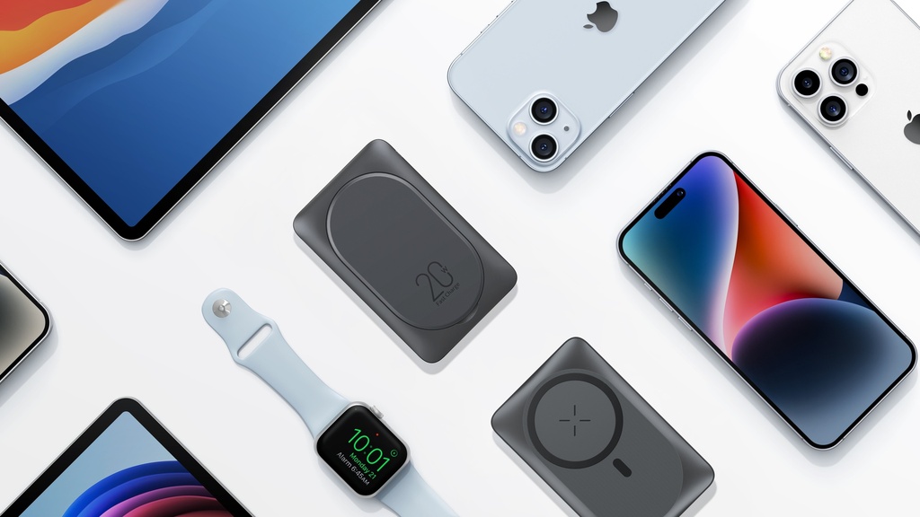 Зовнішній акумулятор Power Bank VEGER MagOnStand 10000MAH (W1175)