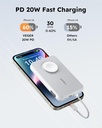 Зовнішній акумулятор Power Bank VEGER PD 10000MAH (W1171)