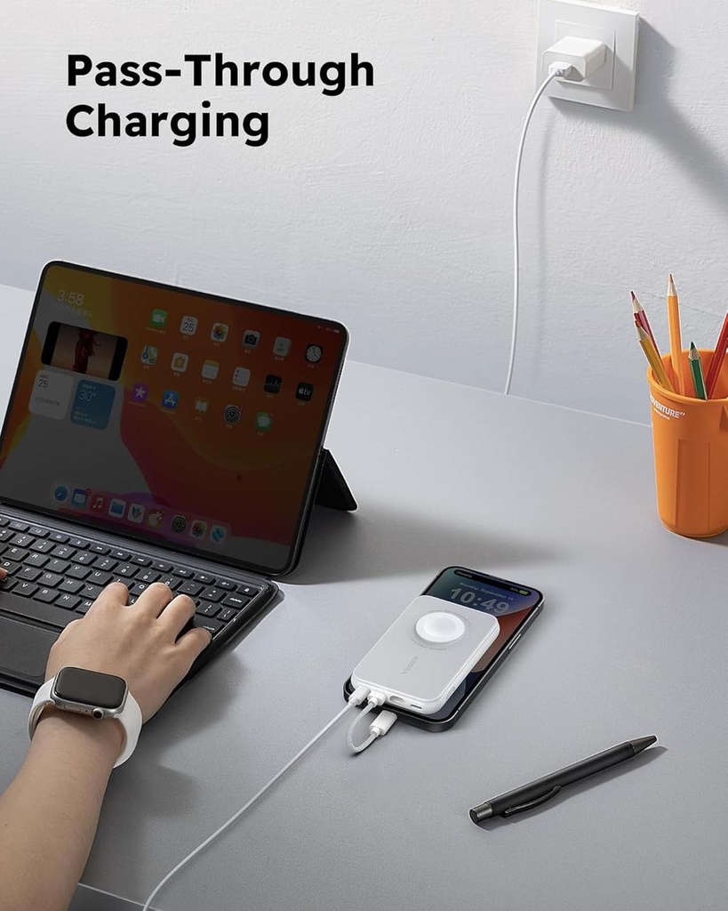 Зовнішній акумулятор Power Bank VEGER PD 10000MAH (W1171)