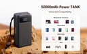 Зовнішній акумулятор Power Bank VEGER TANK LITE 50000MAH (W5001)