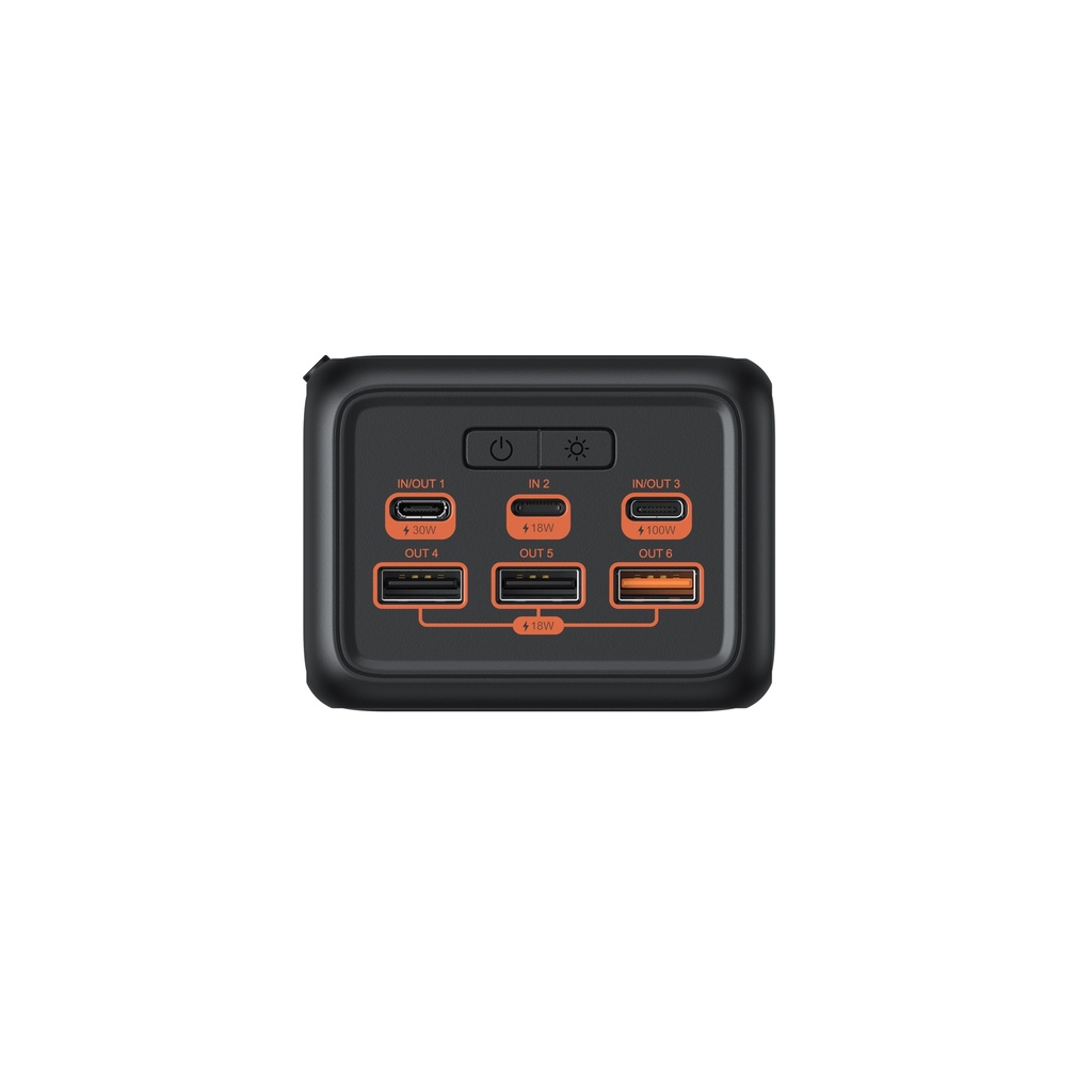 Зовнішній акумулятор Power Bank VEGER TANK LITE 56000MAH (W5001С)