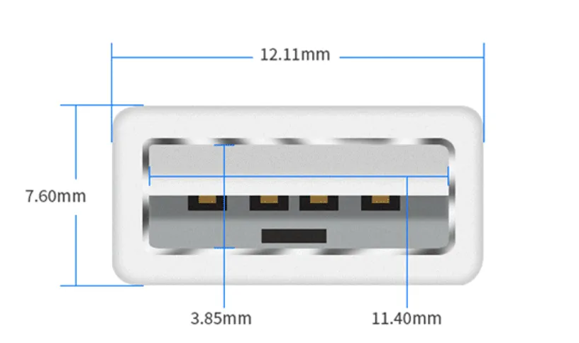 Кабель USB 2.0 PROLUM™ - 1М, Білий
