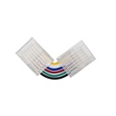 Конектор PROLUM™ для стрічки SMD SLIM, 12ММ,6PIN,RGB+ССТ,Кутовий - L