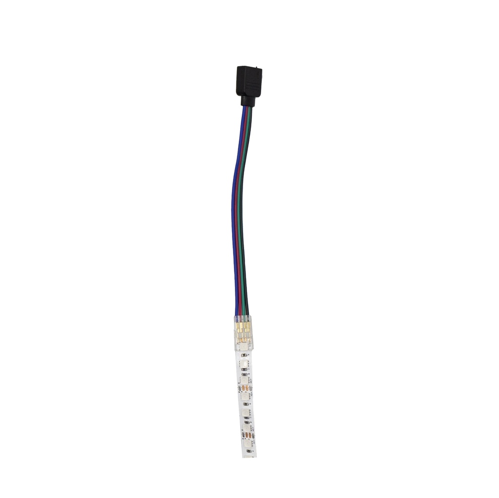Конектор SMD5050 PROLUM™ RGB 8mm (провід 4 pin + затискач)