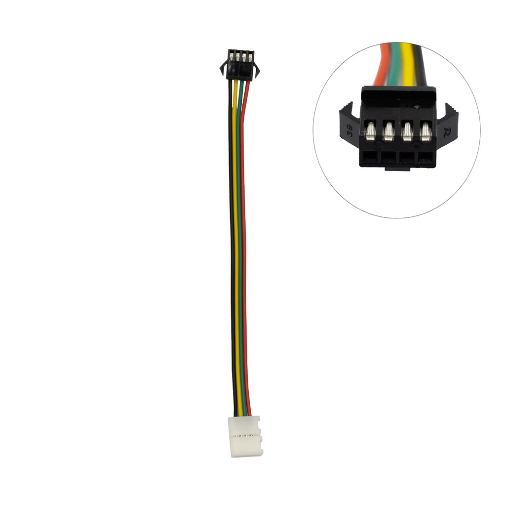 Конектор SMD5050 PROLUM™ RGB SPI 8mm (провід 4 pin + затискач)
