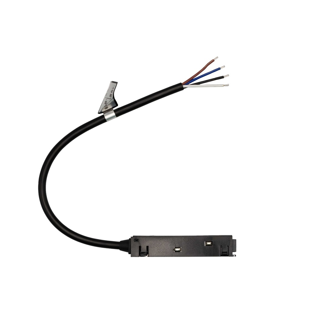 Конектор підключення PROLUM™ 48V; для магнітної трекової системи М20; Чорний
