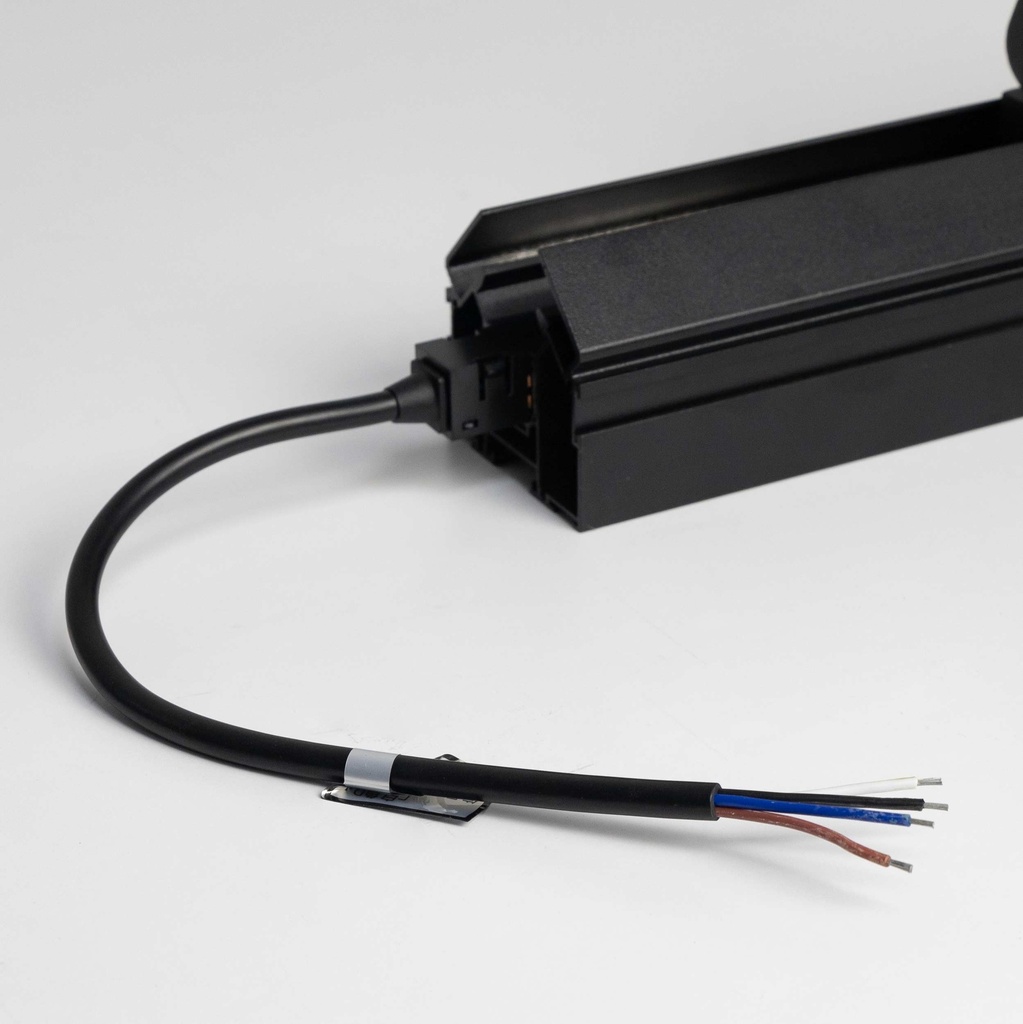 Конектор підключення PROLUM™ 48V; для магнітної трекової системи М20; Чорний