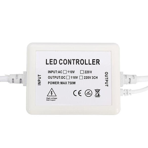 Контролер 220V NEON RGB 10х20 - AC-1 (720W; IR; 20K)