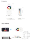 Контролер PROLUM RGB+W; Wi-Fi; TUYA; TOUCH; 18A; Series: HomeLink
