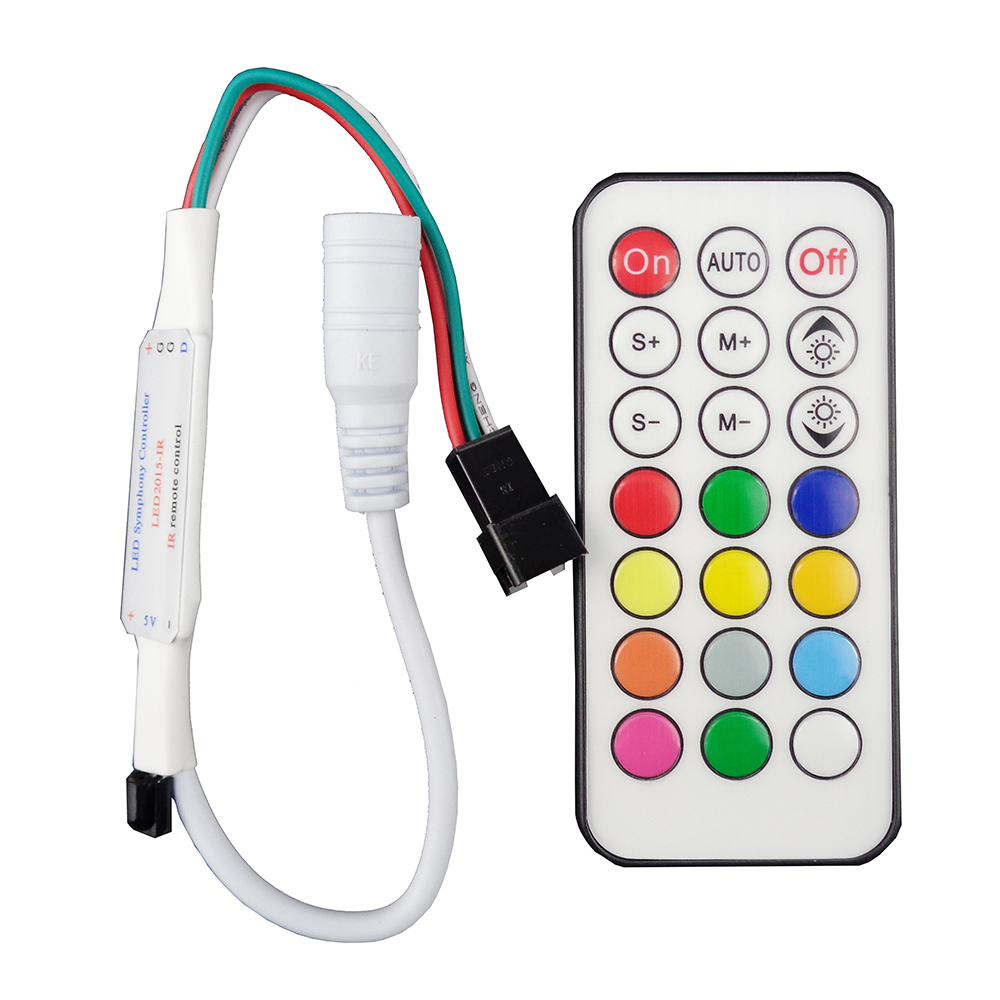 Контролер PROLUM SPI RGB  (21 кнопка; IR; 6A;)