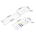 Контролер PROLUM SPI; RGB; Bluetooth; 24 кнопки; 3PIN;