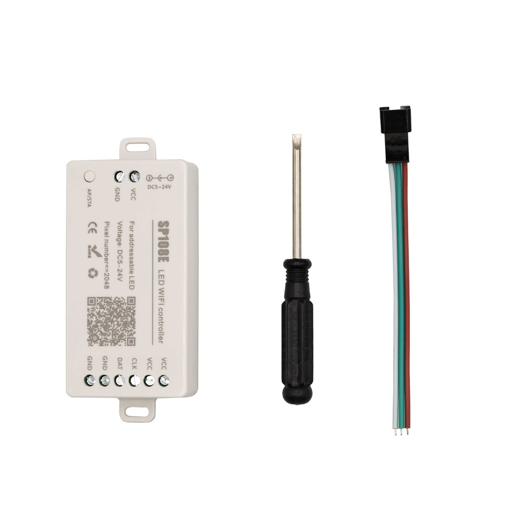 Контролер PROLUM SPI; RGB; SP108E; Wi-Fi