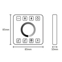 Контролер PROLUM SPI; Single color; TOUCH панель; RF;