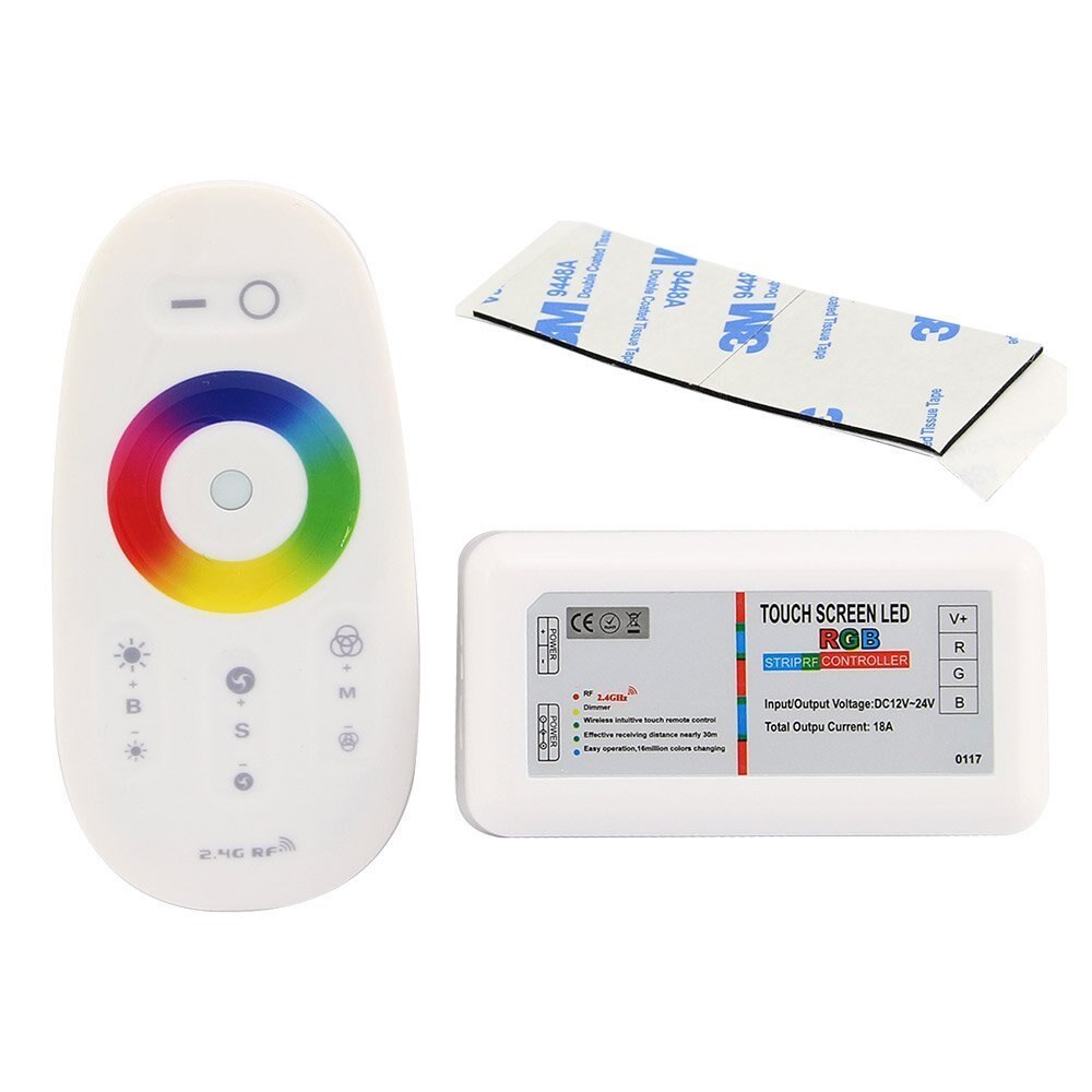 Контролер RGB Full-TOUCH 18А, Білий