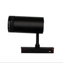 Магнітний трековий світильник PROLUM M20 (12W; DC48V; Zoom; Чорний) SERIES "TR"; Білий 4000К