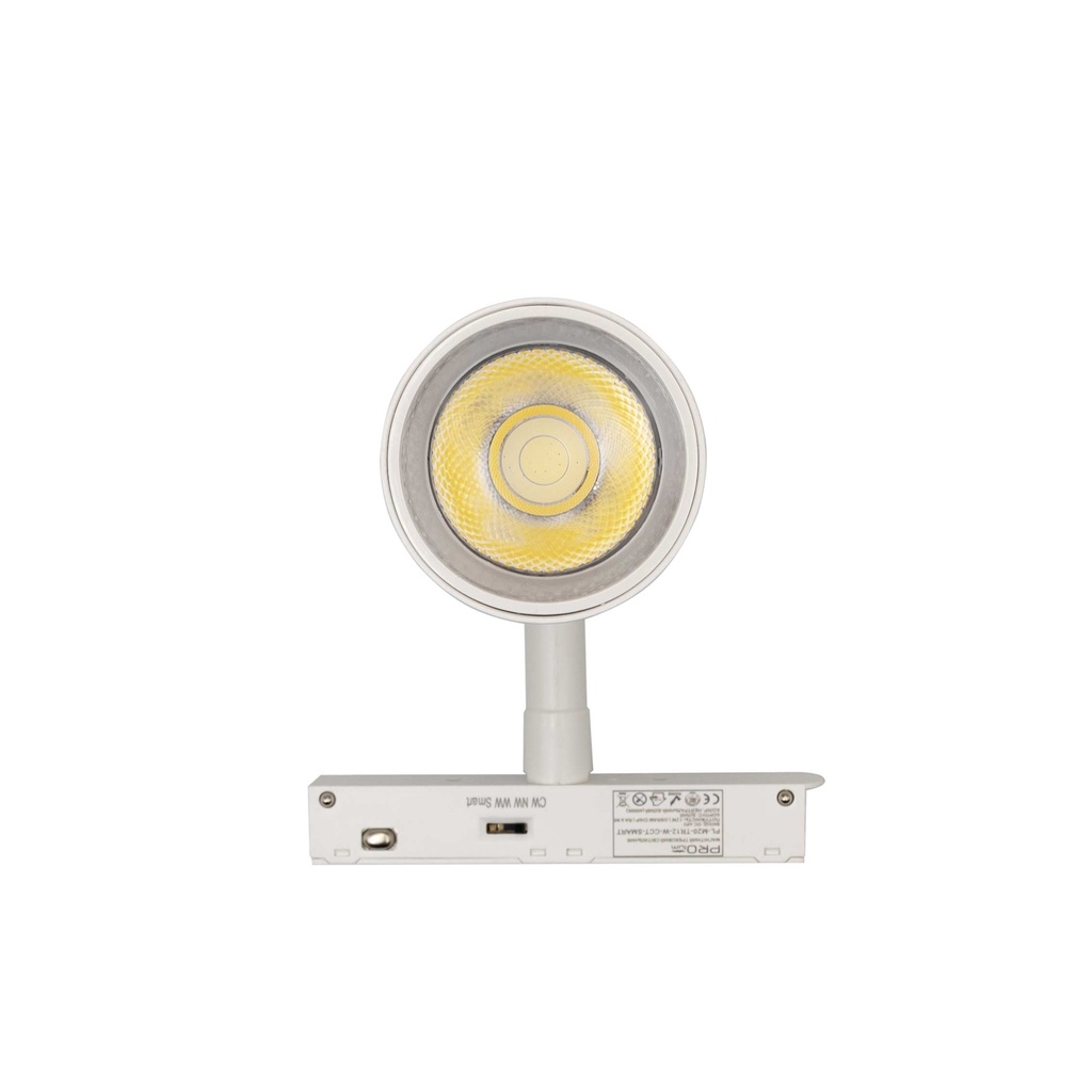 Магнітний трековий світильник PROLUM™ M20; 12W; 48V; Білий SERIES "TR"; CCT TuyaSmart