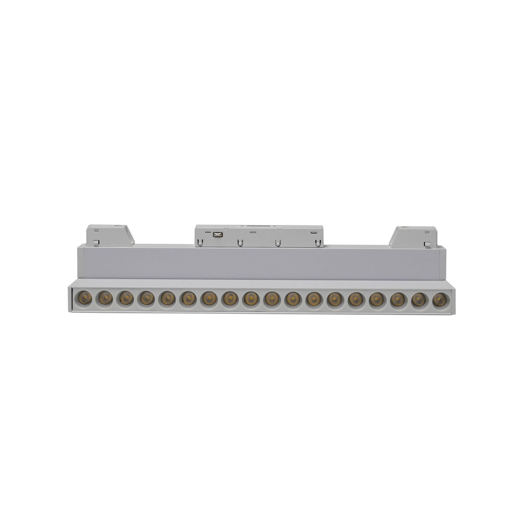 Магнітний трековий світильник PROLUM™ M20; 18W; 48V; Білий SERIES "MG"; Білий 4000K