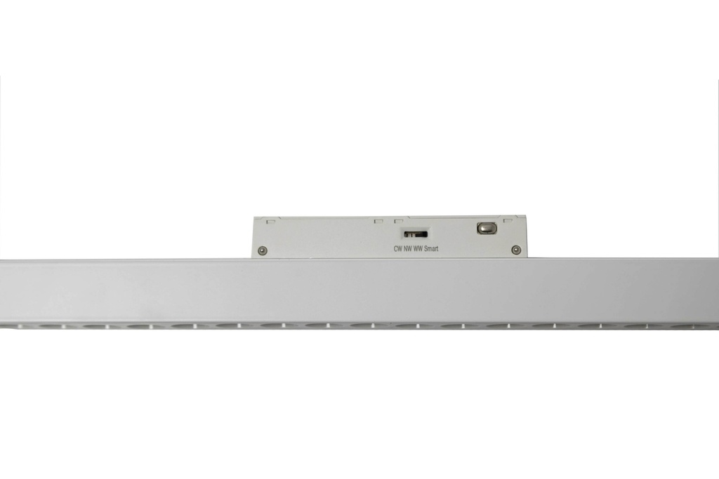 Магнітний трековий світильник PROLUM™ M20; 24W; 48V; Білий SERIES "GR"; CCT TuyaSmart