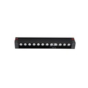 Магнітний трековий світильник PROLUM™ M25; 12W; 220V; SERIES "LD"; Білий 4000K