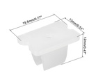Монтажне кріплення PROLUM™ для LED неону 6x12, 5см