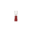 Наконечник PROLUM вилковий з ізоляцією SV 1,25-3; Червоний