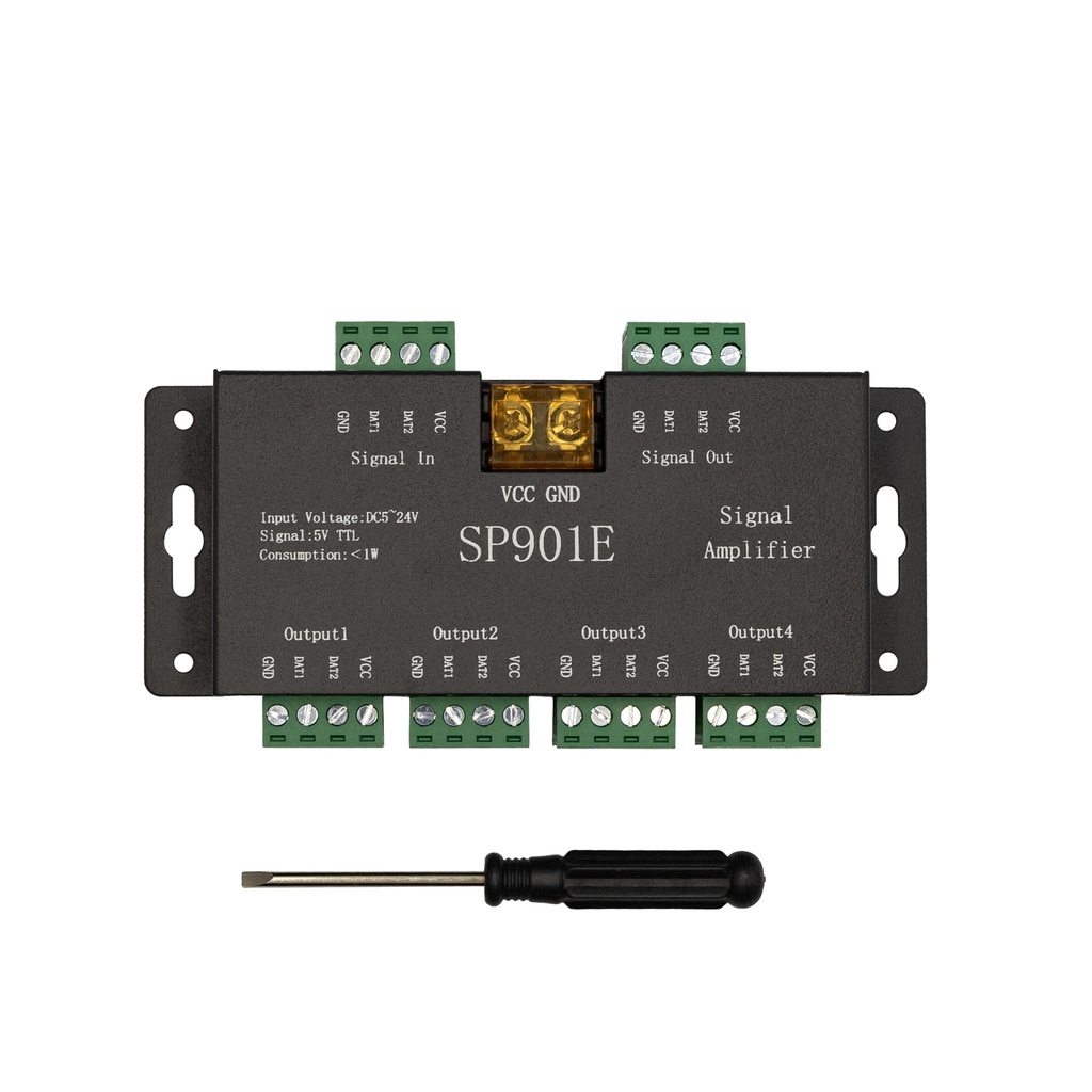 Підсилювач сигналу PROLUM SPI RGB (901E)