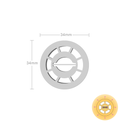 Профіль PROLUM Силіконовий Круглий D34 SERIES "PRO"