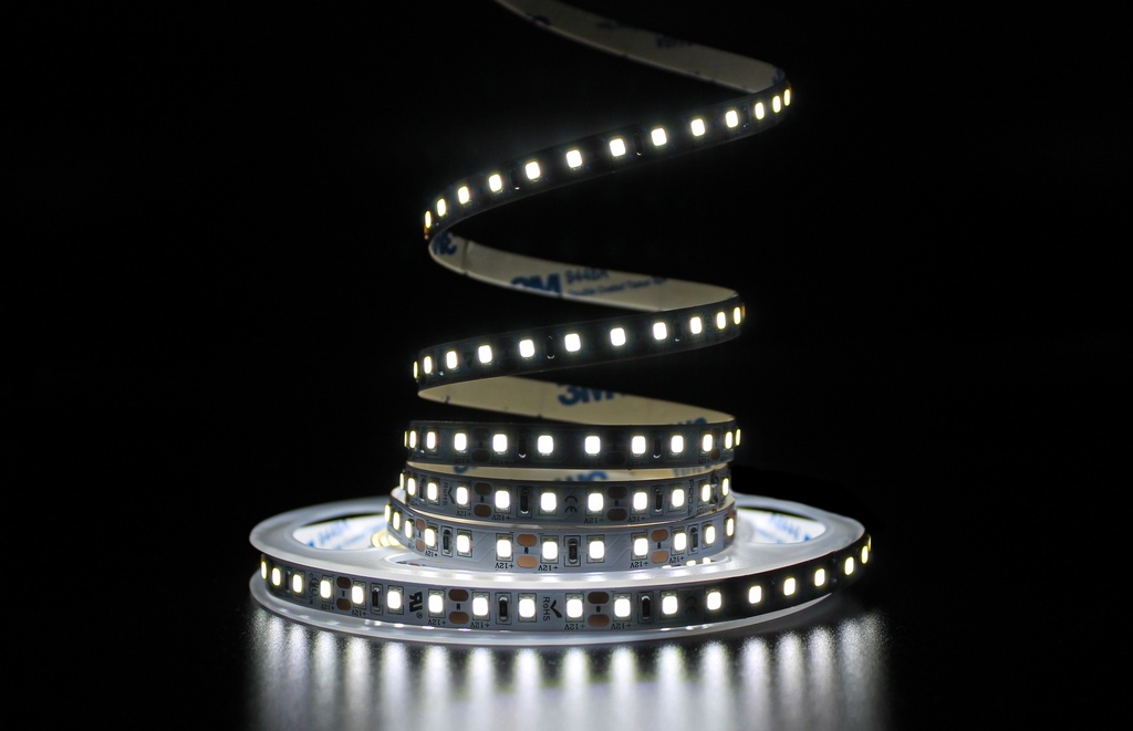 Світлодіодна LED стрічка PROLUM™ 12V; 2835\120; IP20; Series "PRO", Білий (5500-6000К)