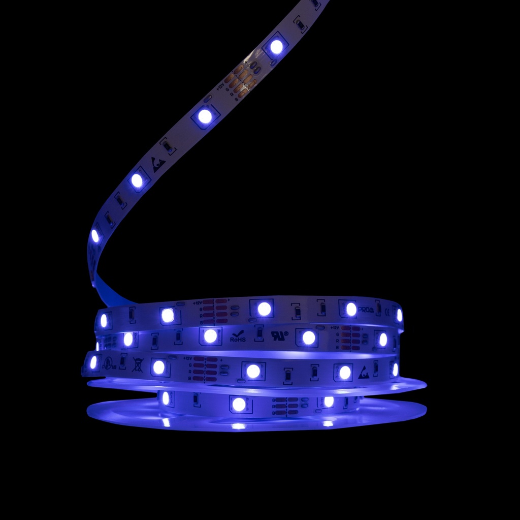 Світлодіодна LED стрічка PROLUM™ 12V; 5050\30; IP20; Series "S", RGB