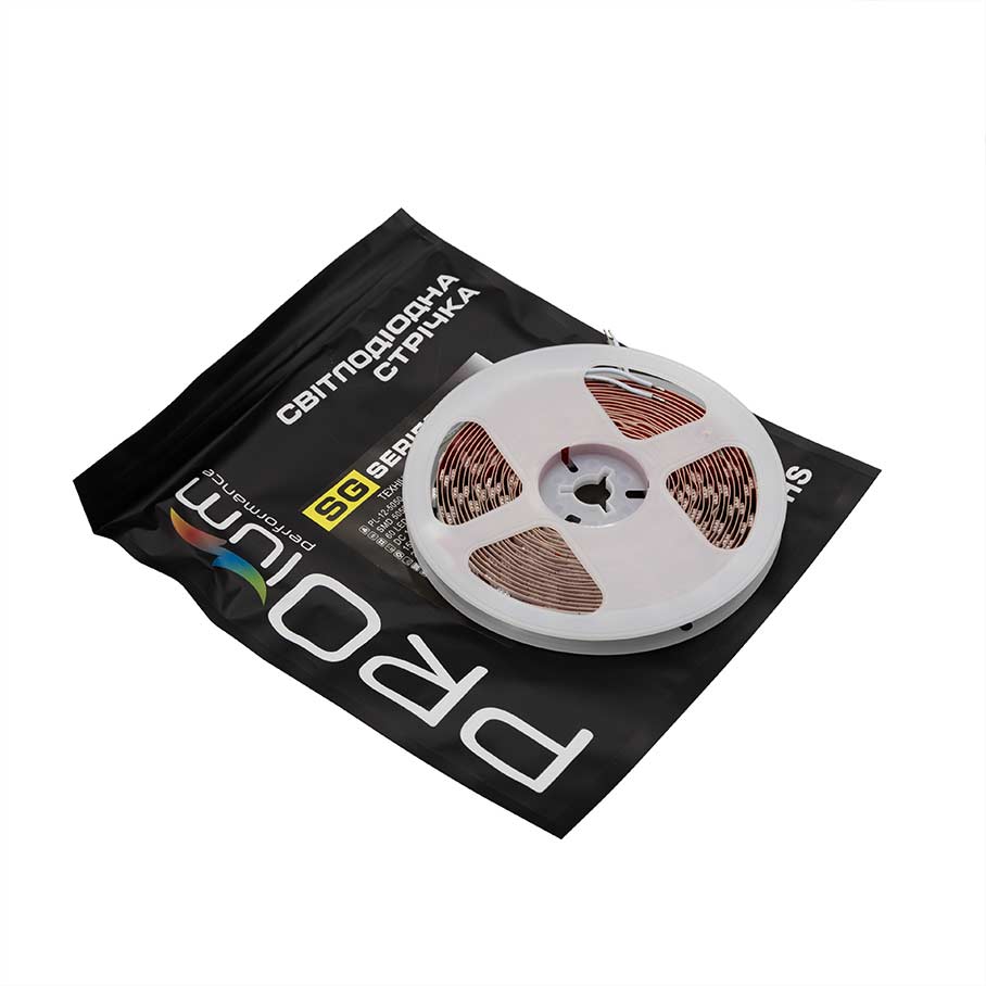 Світлодіодна LED стрічка PROLUM™ 12V; 5050\60 IP20 Series "SG", Білий (5500-6000К)