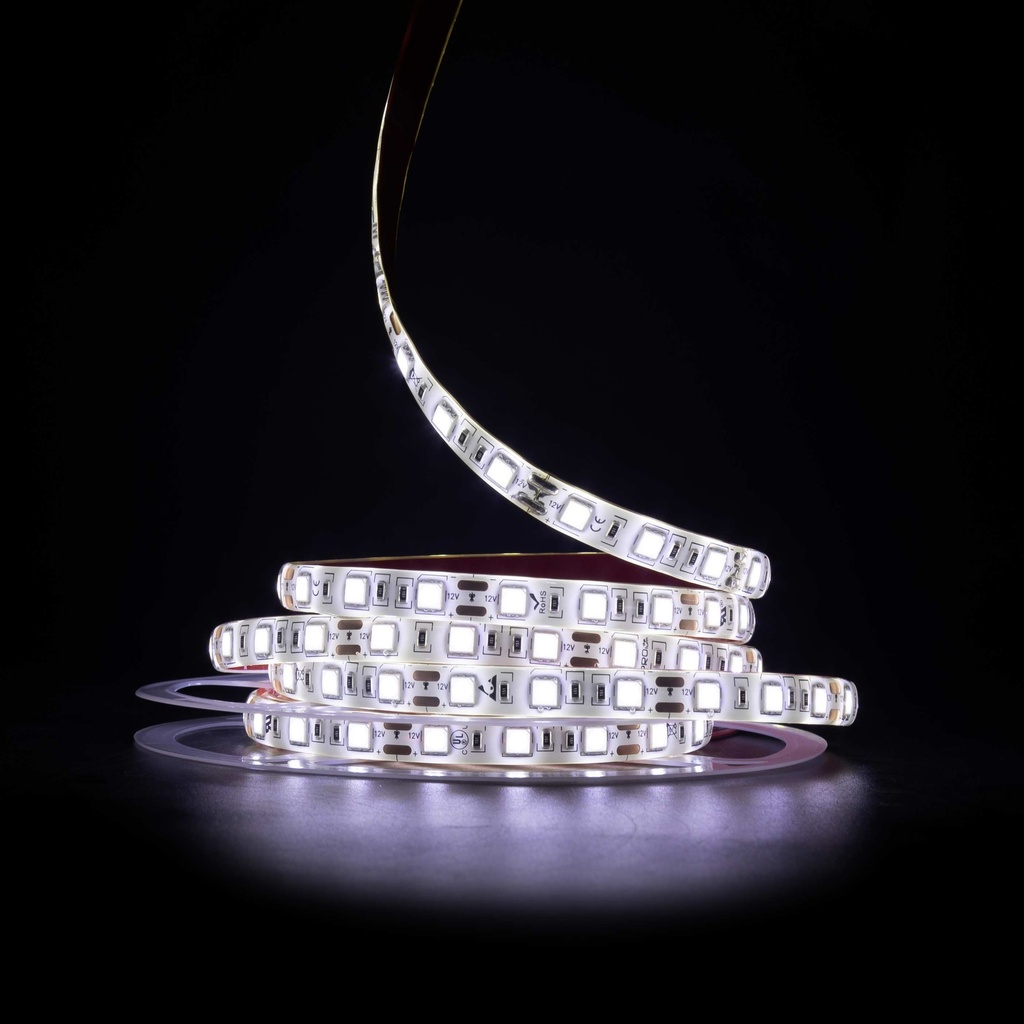 Світлодіодна LED стрічка PROLUM™ 12V; 5050\60; IP65; Series "SG", Білий (5500-6000К)