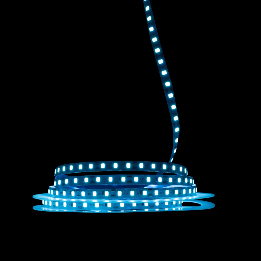 Світлодіодна LED стрічка PROLUM™ 12V; IP20; 2835\120; S-TYPE; Series "S", Блакитний Лід