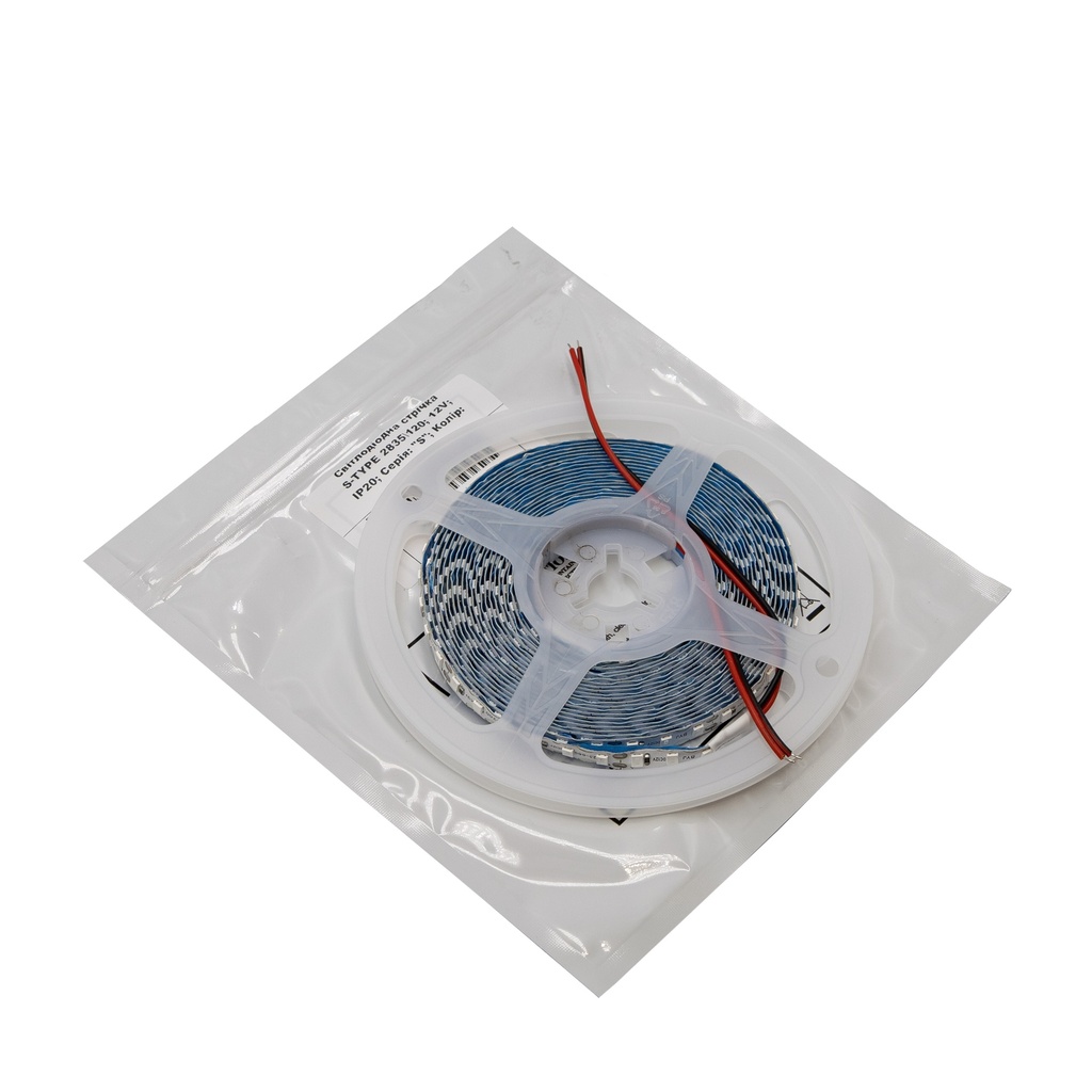 Світлодіодна LED стрічка PROLUM™ 12V; IP20; 2835\120; S-TYPE; Series "S", Зелений