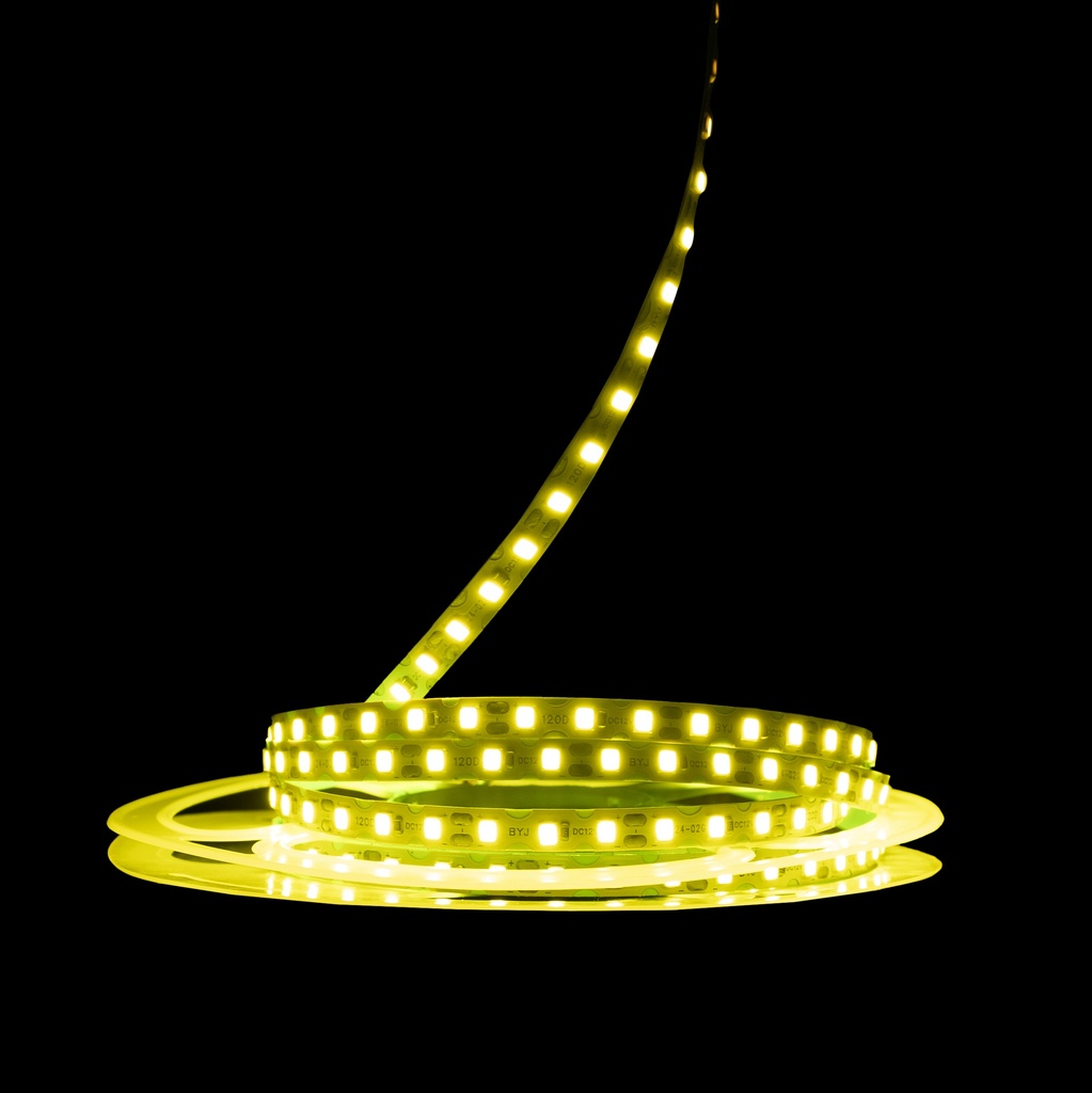 Світлодіодна LED стрічка PROLUM™ 12V; IP20; 2835\120; S-TYPE; Series "S", Лимонно-жовтий