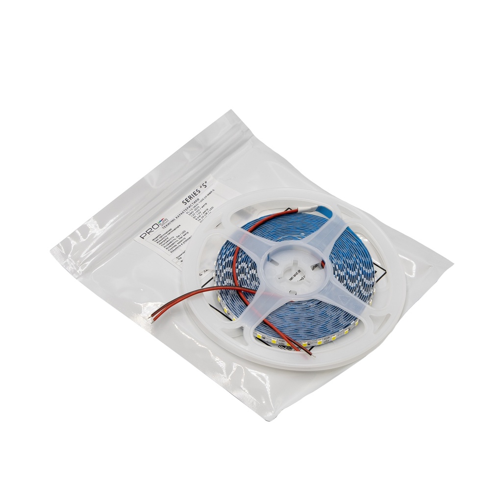 Світлодіодна LED стрічка PROLUM™ 12V; IP20; 2835\120; S-TYPE; Series "S", Лимонно-жовтий