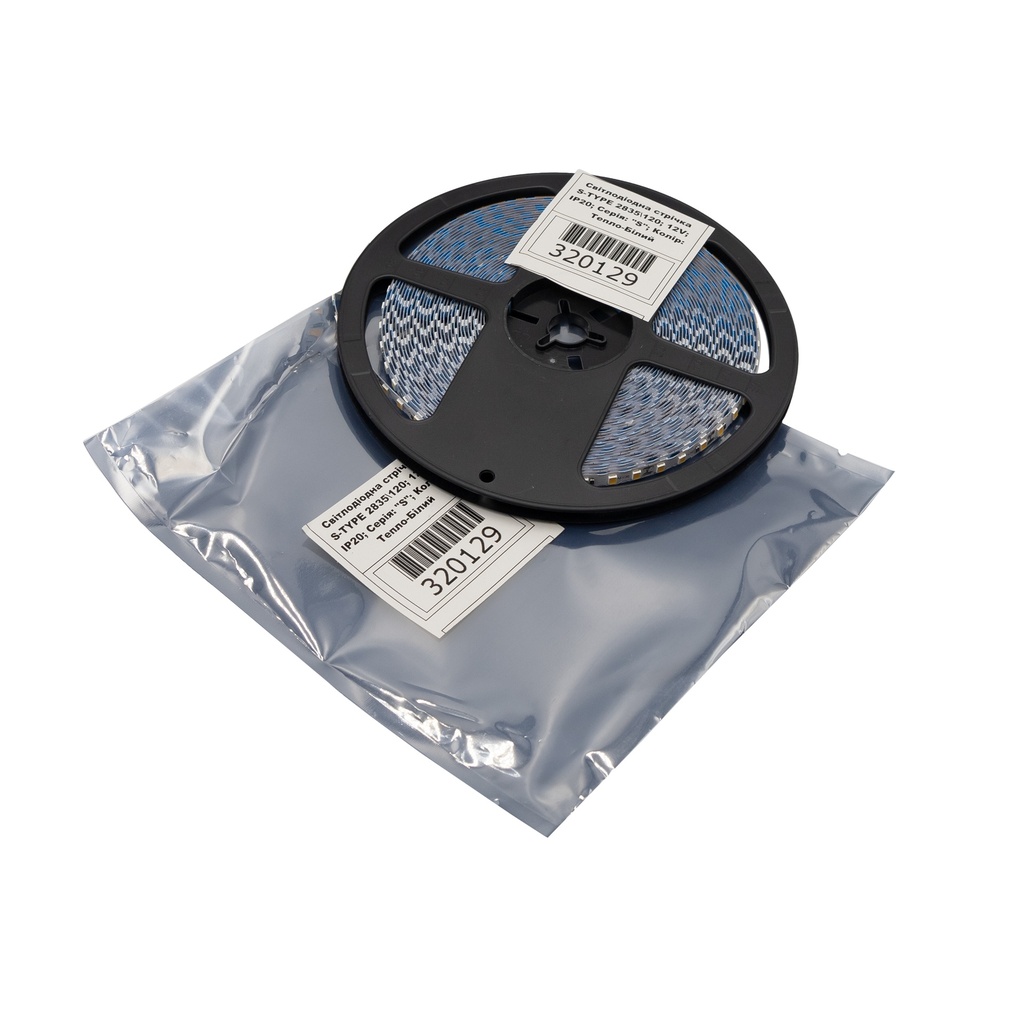 Світлодіодна LED стрічка PROLUM™ 12V; IP20; 2835\120; S-TYPE; Series "S", Тепло-Білий (2800-3200K)