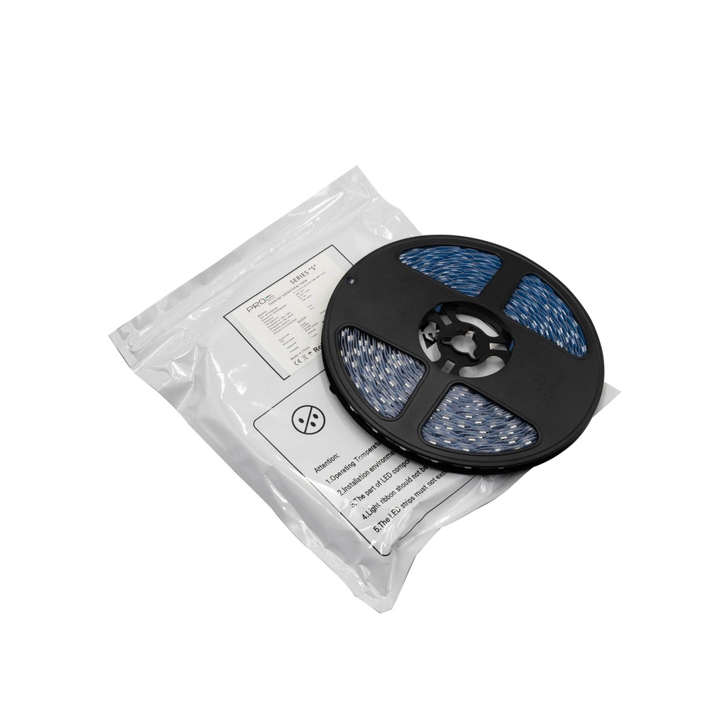 Світлодіодна LED стрічка PROLUM™ 12V; IP20; 3535\60; 6ММ; S-TYPE; Series "S", RGB