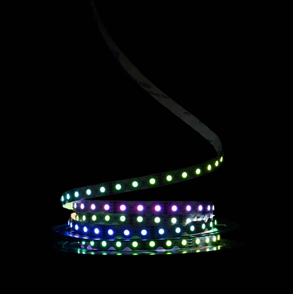 Світлодіодна LED стрічка PROLUM™ 12V; IP20; 3535\96; S-TYPE; Series "S", RGB (Pixel Full Color)