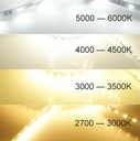 Світлодіодна LED стрічка PROLUM™ 12V; IP20; Series "SG" High Lumen, Білий (5500-6000К)