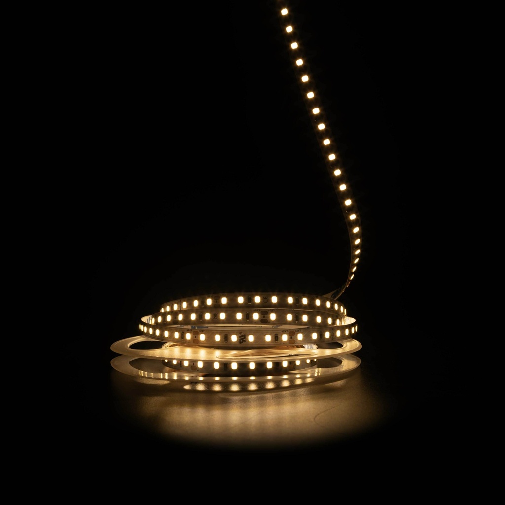 Світлодіодна LED стрічка PROLUM™ 24V; 2835\120; IP20; Series "SG", Тепло-Білий (2800-3200K)