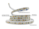 Світлодіодна LED стрічка PROLUM™ 24V; 2835\120; IP20; Series "SG", Тепло-Білий (2800-3200K)