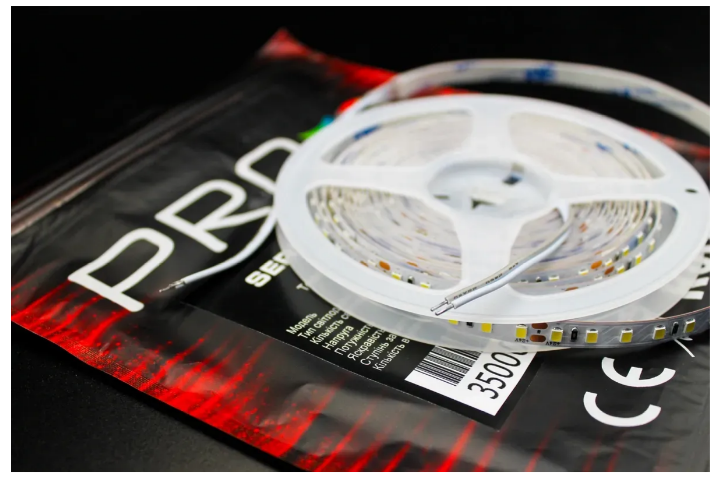 Світлодіодна LED стрічка PROLUM™ 24V; 2835\120; IP20; Series "SG", Тепло-Білий (2800-3200K)