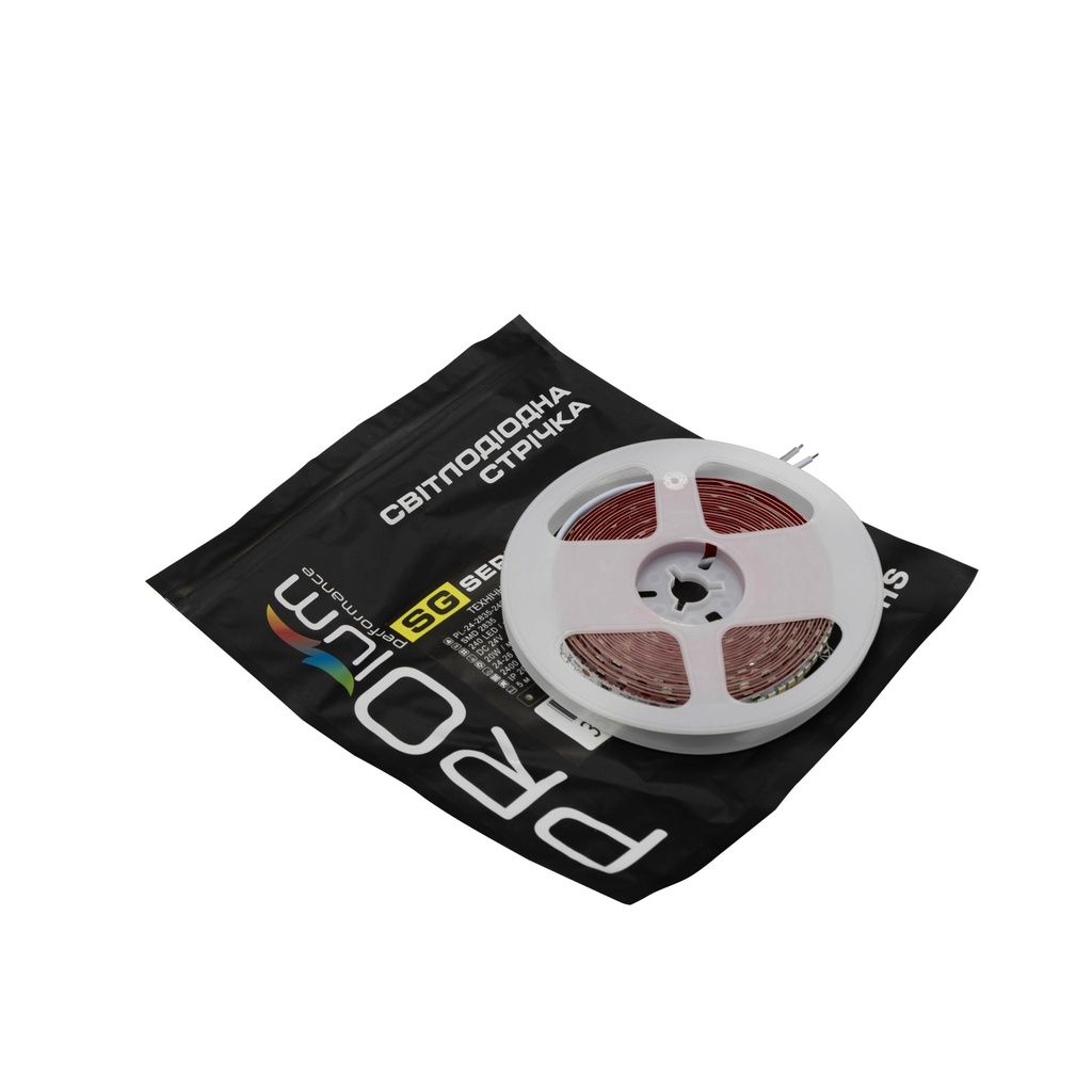 Світлодіодна LED стрічка PROLUM™ 24V; 2835\240; IP20; Series "SG", Нейтральний-Білий (3800-4300K)
