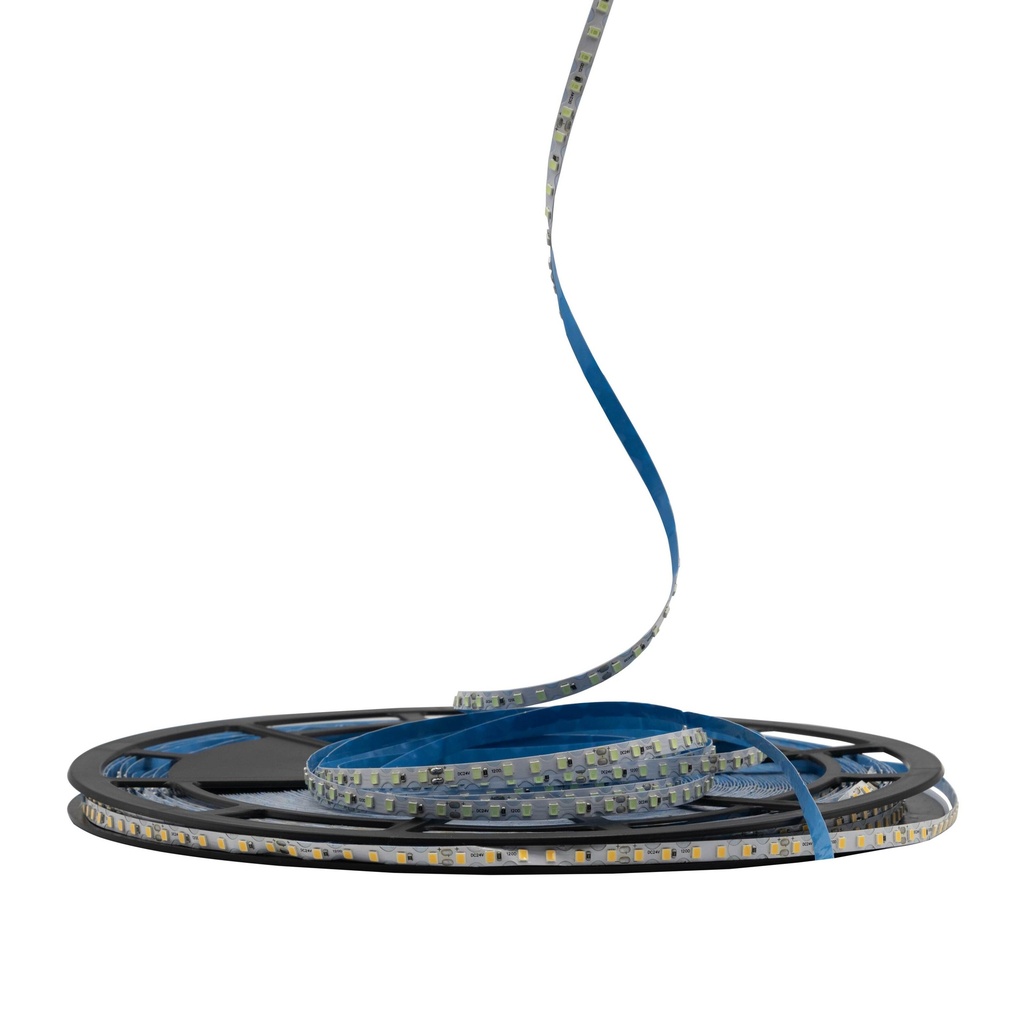 Світлодіодна LED стрічка PROLUM™ 24V; IP20; 2835\120; 6ММ; S-TYPE; Series "S", Блакитний Лід