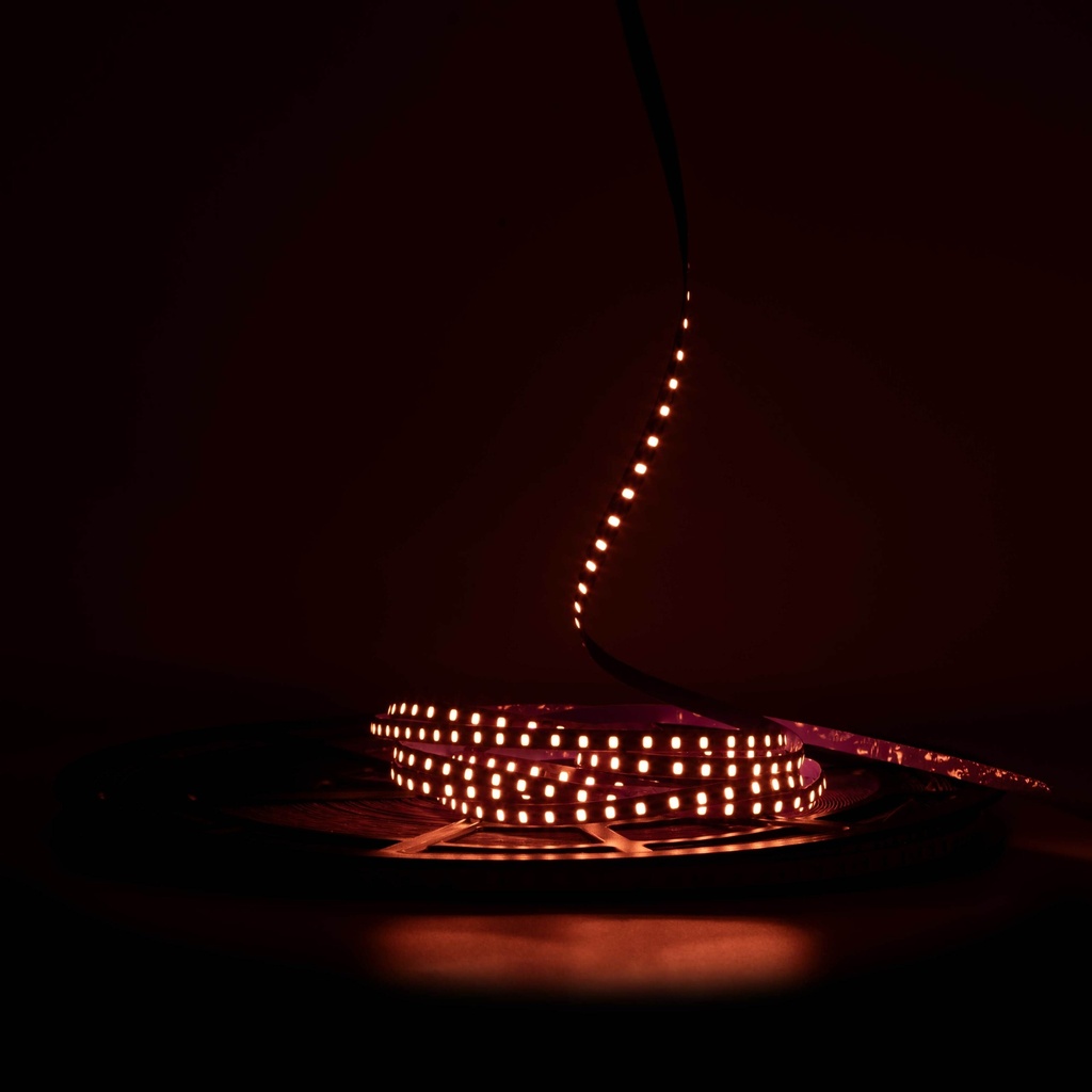 Світлодіодна LED стрічка PROLUM™ 24V; IP20; 2835\120; 6ММ; S-TYPE; Series "S", Помаранчевий