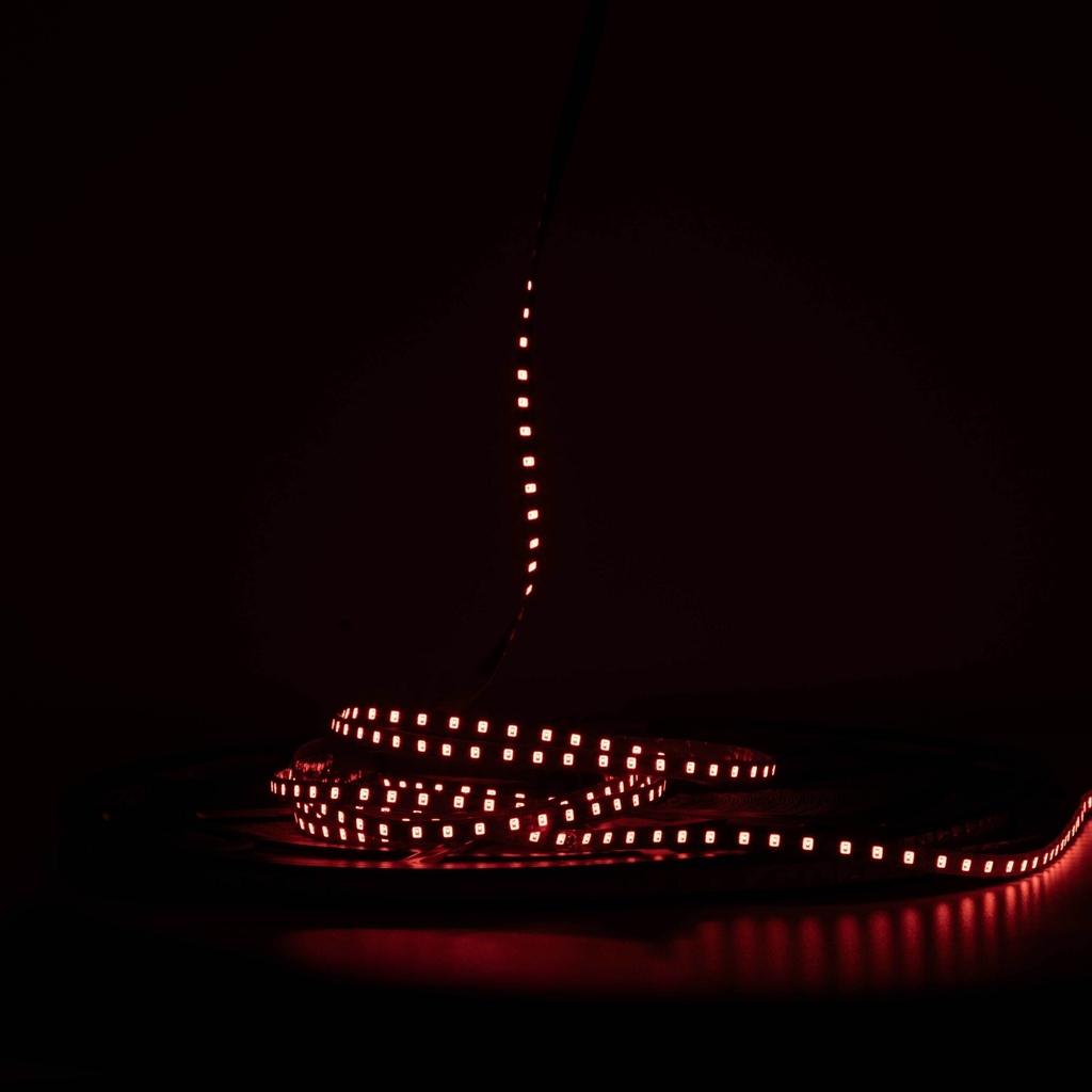 Світлодіодна LED стрічка PROLUM™ 24V; IP20; 2835\120; 6ММ; S-TYPE; Series "S", Червоний