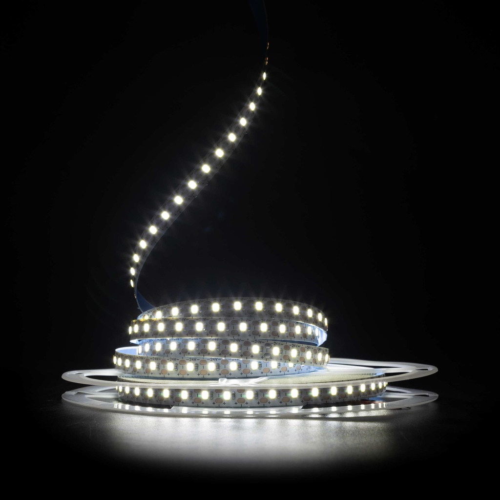 Світлодіодна LED стрічка PROLUM™ 24V; IP20; 2835\120; CUT; Series "S", Білий (5500-6000К)