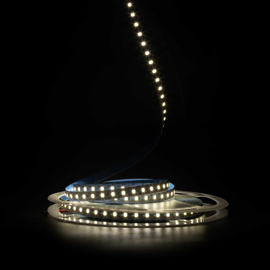 Світлодіодна LED стрічка PROLUM™ 24V; IP20; 2835\120; CUT; Series "S", Нейтральний-Білий (3800-4300K)