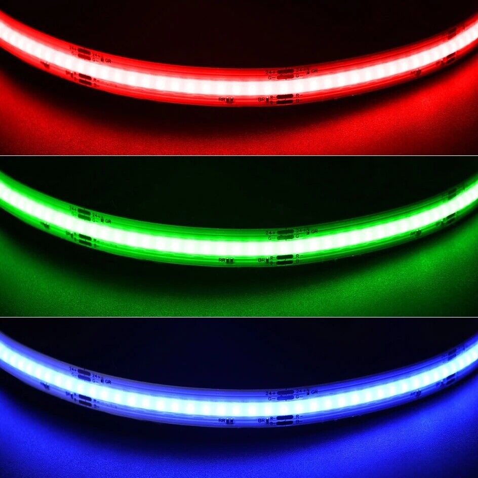 Світлодіодна LED стрічка PROLUM™ 24V; IP20; СОВ; 576LED; Series "SG", RGB