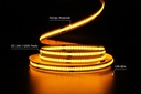 Світлодіодна LED стрічка PROLUM™ 24V; СОВ; 320; LED; IP20; Series "PRO", Жовтий